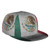 LOGMOR Mexico Flag Pattern Flat Bill Hat, Unisex Snapback Baseball Cap Hip Hop Style Flat Visor Blank Adjustable Black