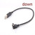 90 degree 5PIN Mini USB Cable - USB A MALE to Right Angle Mini B MALE -For mp3 mp4 cell phone camera GPS DATA&CHARGER cord (DWON angle)