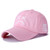 Snapback Cap Cotton Embroidery Baseball Cap for Men Women Adjustable Hip Hop Dad Hat Sun Protection-Pink