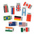 Flags Around The World Erasers - 24 Pieces - Educational and Learning Activities for Kids