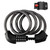 Himiway Bike Cable Lock 5 Digit Combination Heavy Duty Anti Theft Bike Locks 4 ft 12mm Bike Lock Cable for Outdoor Equipment Bicycle Lock High Security Cable Bicycle Locks for Road & Mountain Bike
