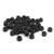 uxcell M2 Zinc Plated Nylock Nylon Insert Hex Lock Nuts Black 50pcs