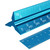 2PCS Architectural Scale Ruler, 12" Aluminum Architect Scale, Triangular Scale, Scale Ruler, Triangle Ruler, Drafting Ruler, Architect Ruler, Metal Scale Ruler, Architecture Ruler(Blue)