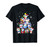 Cute Penguin Christmas Tree Gift Decor Xmas Tree T-Shirt