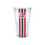 FOCO New York Giants NFL Team Stripe Pint Glass