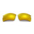 Walleva Replacement Lenses For Oakley Flak 2.0 XL Sunglasses - Multiple Options Available (24K Gold Mirror Coated - Polarized)
