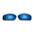 Walleva Ice Blue Coated Polarized Replacement Lenses For Oakley Taper (OO4074 Series) Sunglasses