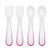 OXO Tot Fork and Spoon Training Set, Pink