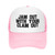 Jam Out with Your Clam Out Hat Unisex Adult Trucker Hats Adjustable Cap for Adults Classic Fishing Caps Pink
