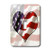 3dRose LLC lsp_12149_1 American Flag Heart, Single Toggle Switch