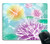 Smooffly Gaming Mouse Pad Custom,Lotus And Dragonfly Personality Desings Gaming Mouse Pad
