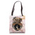Afro Black Nurse Melanin African American Funny Nurse Tote Bag