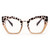 FEISEDY Oversized Blue Light Blocking Glasses Retro Cateye Computer Glasses for Women B4107