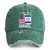 Israel Flag Hat I Stand with Israel Hats I Support Israel Baseball Cap Golf USA American Flag Hats Green