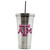 NCAA Texas A & M Aggies 17oz Double Wall Stainless Steel Thermo Tumbler with Straw