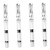 MAGICLULU 4pcs Fountain Pen Brush Chinese Calligraphy Brush Lettering Markers Empty Watercolor Brush Pen Writing Stationary Calligraphy Pens Refillable Brush Pens Drawing Pens Paint