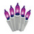 Brite Star 100 Count Mini String to String Lights, White Wire, Purple