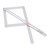 DOITOOL Protractor Bevel Gauge Angle Ruler Angle Measurement Tool Level Measuring Tool Angle Measuring Divider Angle Measuring Equipment Angle Meter Stainless Steel Work Corner Combination