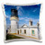 3D Rose Sum Burgh Head Lighthouse on The Shetland Islands in Scotland Pillow Case, 16" x 16"
