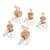 Hemoton 5Pcs Air Outlet Clip Perfume Bottle Car Perfume Clip Car Aroma Diffuser Bottle Vent Clip Terrarium Decor Wooden Decor air freshener Diffuser Air Vent Perfume Bottle