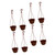 Yardenfun 8 Sets Chlorophytum Pot Small Plastic Plant Pots Indoor Pots for Plants Hanging Flower Pot Hanging Planter Basket Hanging Plants Basket Fence Railing Planter Hanging Plant Basket