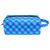 LEVEIS Marine Mermaid Scale Pattern Microfiber Leather Makeup Bag Pouch Waterproof Travel Cosmetic Bag Portable Handy Toiletry Bag for Women Girls Gifts