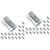 48 Pcs Pencil Sharpener Pencils Sharpener Metal Pencil Single Hole Pencil Crayon Sharpener Sharpeners Sharpener for School Manual Bulk School Supplies Aluminum Alloy Individual