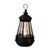 UKCOCO 2pcs Solar Lantern Pathway Landscape Ligthing Hanging Solar Lights Hanging Outdoor Lantern Solar Camping Lights Solar Powered Lanterns Projector Night Light Aisle Candle Plastic
