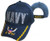 U.S. Navy USN Logo Eagle Anchor Stitched Letters Dark Blue Embroidered Cap Hat