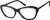 ZENNI Blue Light Blocking Reading Glasses for Women Stylish Black Cat-Eye Frame Light Eyewear +1.50 Magnification