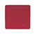 Caspari Grosgrain Square Paper Salad & Dessert Plates in Red - 16 Count