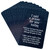 Dicksons I Said A Prayer Navy Blue 3.5 x 2.5 Cardstock Keepsake Bookmarks Pack of 12