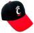 National Cap MVP Cincinnati Bearcats Logo Black & Red Curved Bill Adjustable Hat