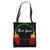 Rasta Reggae Music Headphones Jamaican Pride One Love Tote Bag