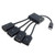 4 in 1 Micro USB HUB Adapter with Power,Mixtecc Charging OTG Host Cable Cord Adaptor Connector for Samsung Galaxy HTC Android Smart Phone Tablet Supports OTG Function