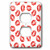 3dRose lsp_56711_6 Flirty Hot Lips Pattern - Red Lipstick Kiss Marks Design on White - Girly Romantic and stylish 2 Plug Outlet Cover,