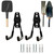 2Pcs Shovel Holder Wall Mount, Shovel Storage Rack, Wall Mount Shovel Rack, Shovel and Rake Storage Rack, Shovels Hanger Wall Mount, Perfect for Garage Tool Organizers and Storage, No Shovels (U)