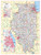 Cool Owl Maps Illinois State Wall Map Poster Large Print Rolled 24"Wx30"H (Paper)