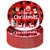 Lemosae 100 Count Disposable Christmas Oval Paper Plates Platter Bulk 10" x 12.5" Large Dinner Party Plate Xmas Holiday Paper Plate for Christmas Party Supplies Dinnerware Table (Red and Black Plaid)