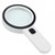 Optical Magnifier,30X Handheld Large Illuminated Magnifiers, Reading Magnifying Glass with for Seniors Read, Coins, Stamps, Map, Inspection, Macular Degeneration