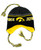 NCAA Iowa Hawkeyes Men's Toboggan, Black