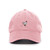 Tech Design Chicken Baseball Cap Embroidered Cotton Adjustable Dad Hat Light Pink