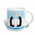 3dRose mug_42882_3"Penguin Identity Crisis" Magic Transforming Mug, 11 oz, Multicolor