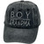 Boy Grandma Women's Embroidered Baseball Cap Vintage Distressed Unconstructed Dad Hat Black