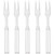 Creative Converting 30 Count Cocktail Forks, Clear