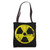 Nuclear Radiation Hazard Warning Fallout Symbol Sign Caution Tote Bag