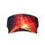 Volcano Erupting at Night Printed Sun Visor Hat Empty Top Sun Hat Adjustable Sports Sun Caps Baseball Caps for Women and Men Black