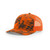 Richardson 112 Structured Classic Trucker Snapback (Kryptek Inferno/Blaze Orange)