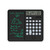 6 Inch Calculator LCD Writing Tablet Portable Solar Power Drawing Board Office Handwriting Notebook For Students Office Electronic Memo Pad Calculator 12-Digits With LCD Calculators Multi-functional