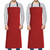 2 Pack Waterproof Rubber Vinyl Apron for Women with pockets Lightweight Chemical Resistant Industrial Work Apron Adjustable Plastic Aprons for Dishwashing Butcher Dog Grooming Lab Work Fish Cleaning
